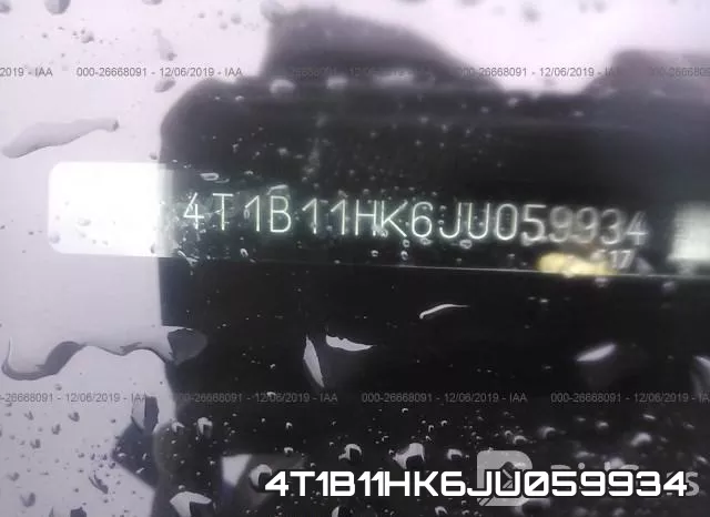 4T1B11HK6JU059934 фото 7