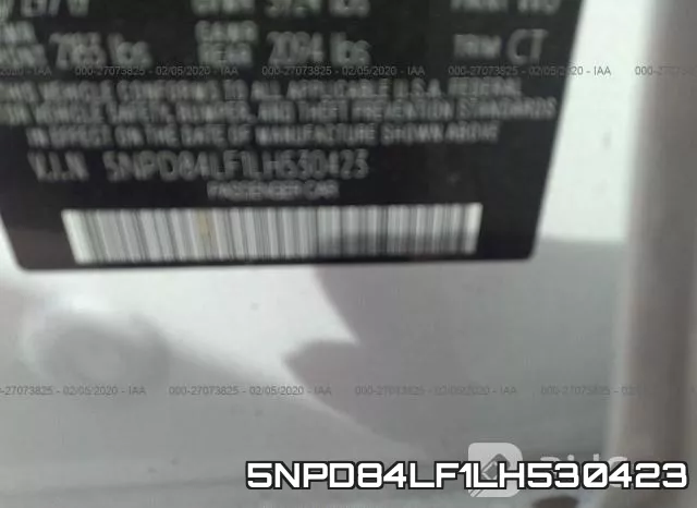 5NPD84LF1LH530423 фото 5