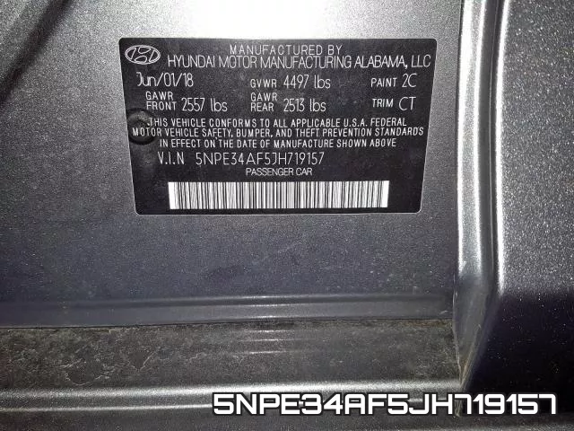 5NPE34AF5JH719157 фото 2