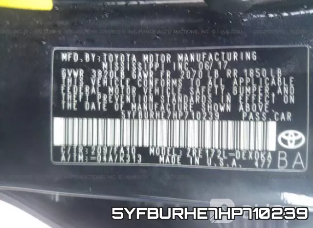 5YFBURHE7HP710239 фото 6