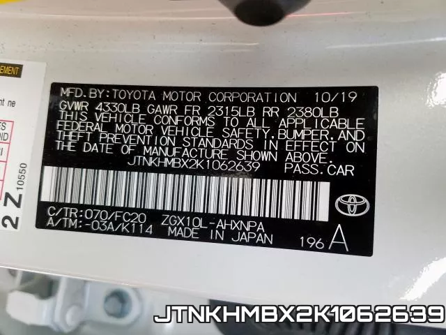 JTNKHMBX2K1062639 фото 2