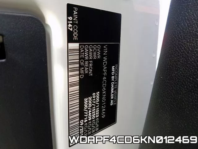 WDAPF4CD6KN012469 фото 2
