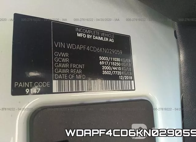 WDAPF4CD6KN029059 фото 6