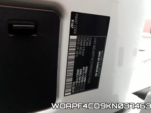 WDAPF4CD9KN037463 фото 2