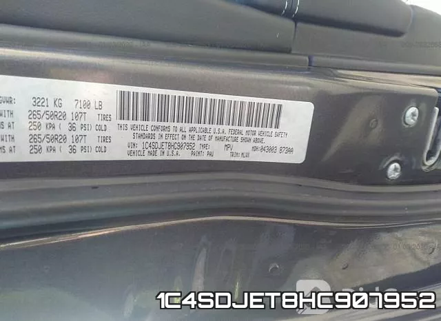 1C4SDJET8HC907952 фото 6