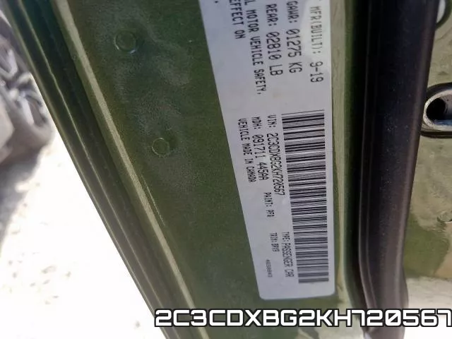 2C3CDXBG2KH720567 фото 2