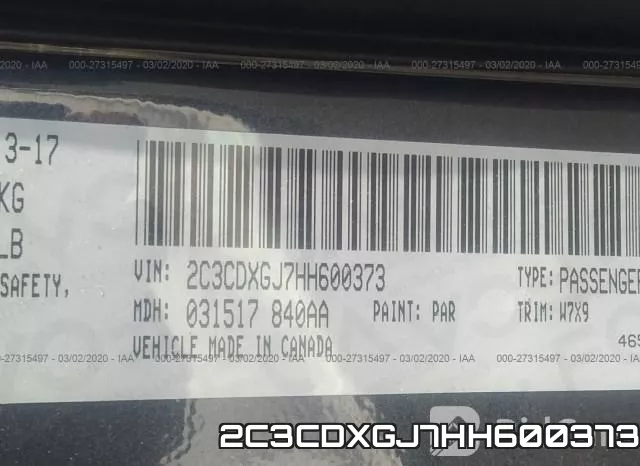 2C3CDXGJ7HH600373 фото 8