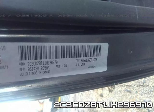 2C3CDZBT1JH296970 фото 4