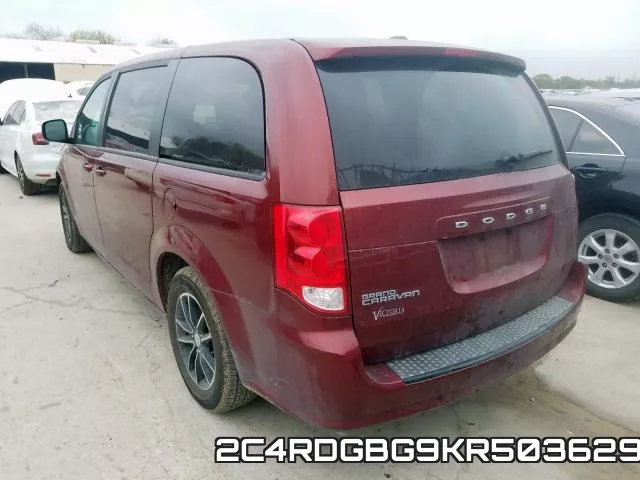 2C4RDGBG9KR503629 фото 2