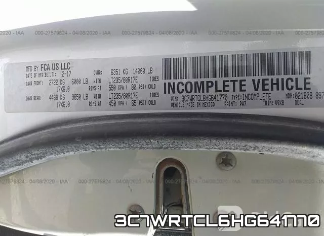 3C7WRTCL6HG641770 фото 7