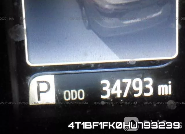 4T1BF1FK0HU793239 фото 6