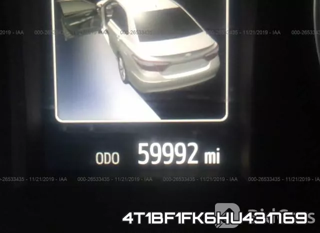 4T1BF1FK6HU431769 фото 6
