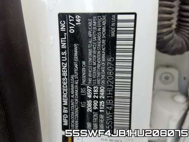 55SWF4JB1HU208075 фото 2