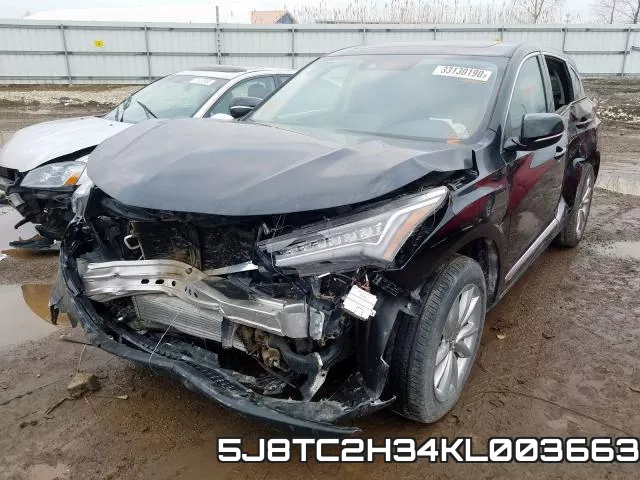 5J8TC2H34KL003663 фото 3