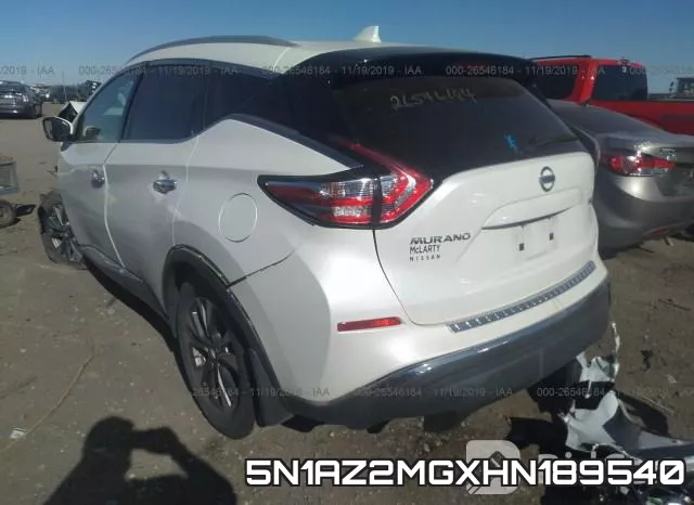 5N1AZ2MGXHN189540 фото 4