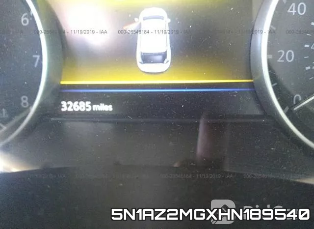 5N1AZ2MGXHN189540 фото 8