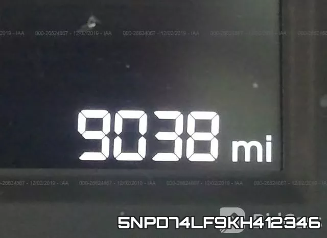 5NPD74LF9KH412346 фото 5