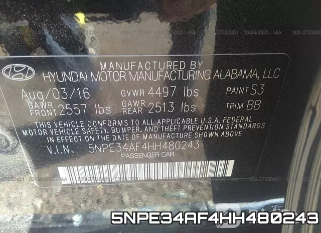 5NPE34AF4HH480243 фото 7
