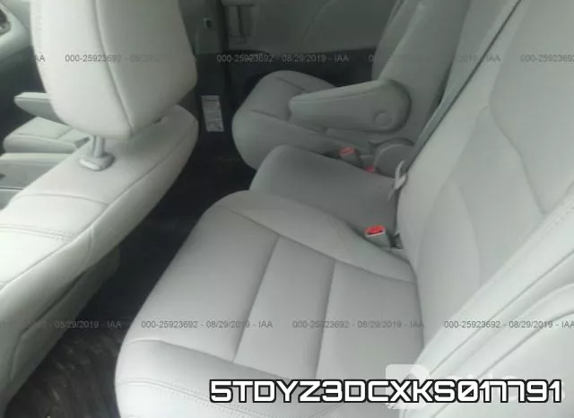 5TDYZ3DCXKS017791 фото 7