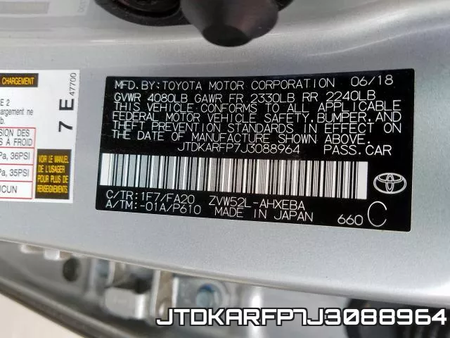 JTDKARFP7J3088964 фото 2