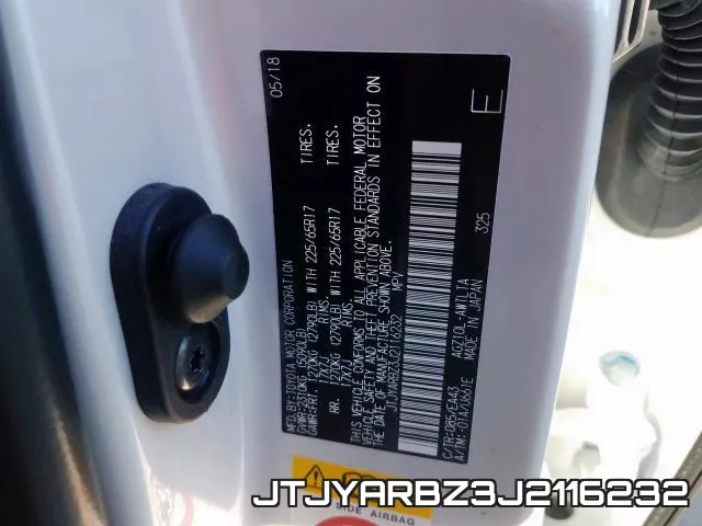 JTJYARBZ3J2116232 фото 2