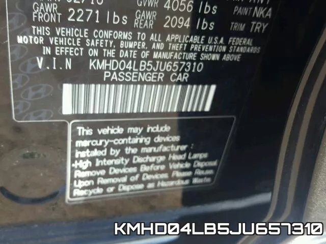 KMHD04LB5JU657310 фото 2