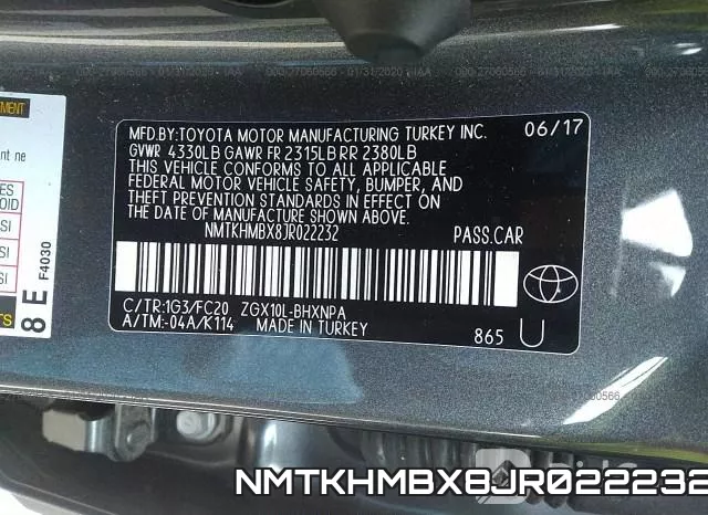 NMTKHMBX8JR022232 фото 6