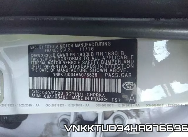 VNKKTUD34HA076636 фото 6