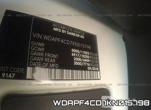 WDAPF4CD7KN015798 фото 9