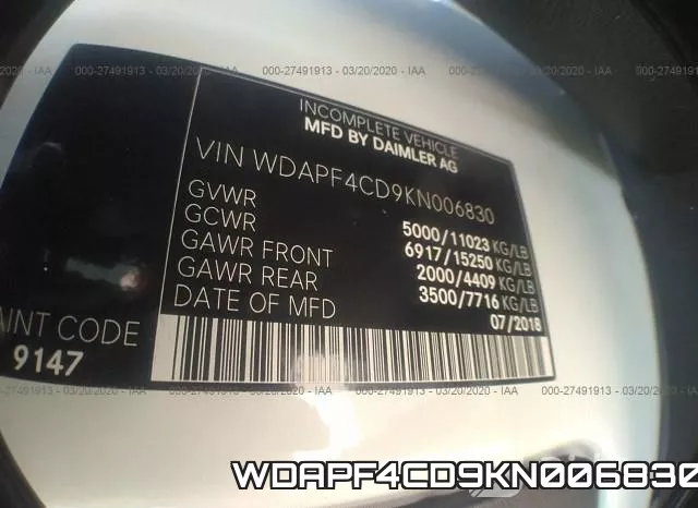 WDAPF4CD9KN006830 фото 7