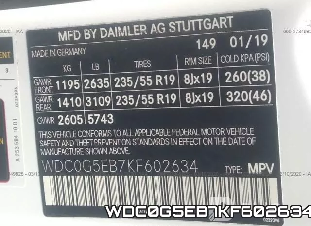 WDC0G5EB7KF602634 фото 7