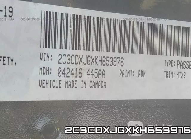 2C3CDXJGXKH653976 фото 8