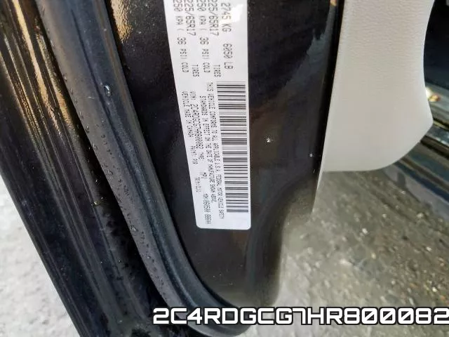 2C4RDGCG7HR800082 фото 2