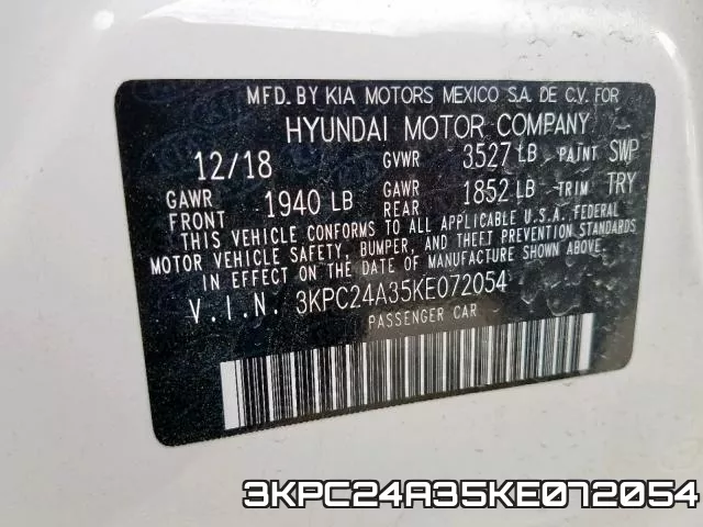 3KPC24A35KE072054 фото 2