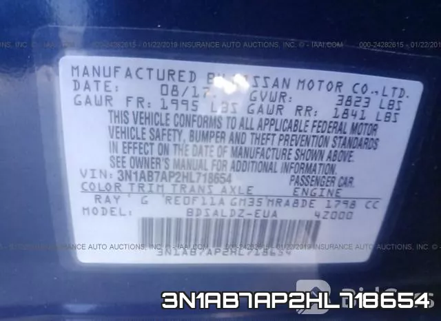 3N1AB7AP2HL718654 фото 6