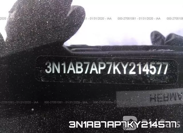 3N1AB7AP7KY214577 фото 7