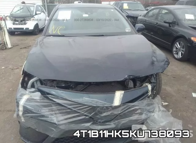 4T1B11HK5KU738093 фото 6