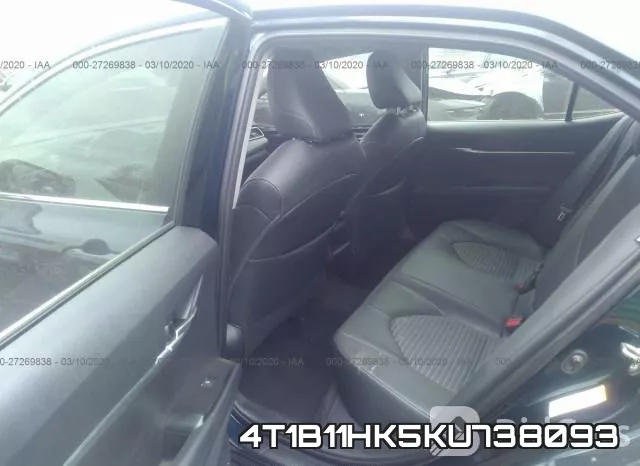 4T1B11HK5KU738093 фото 8