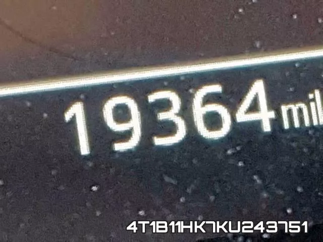 4T1B11HK7KU243751 фото 9