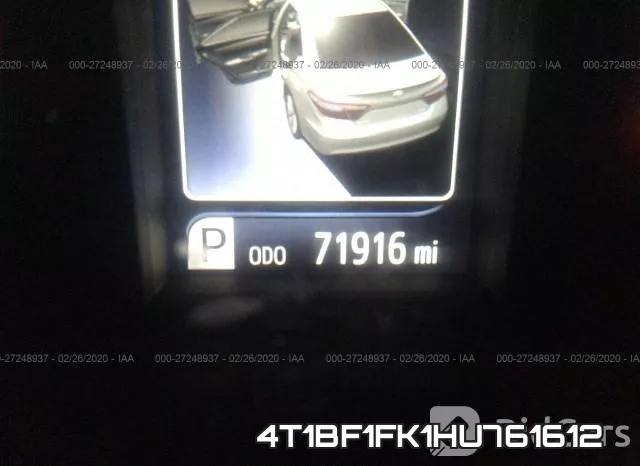 4T1BF1FK1HU761612 фото 6