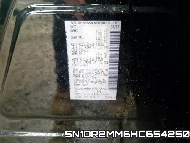 5N1DR2MM6HC654250 фото 2