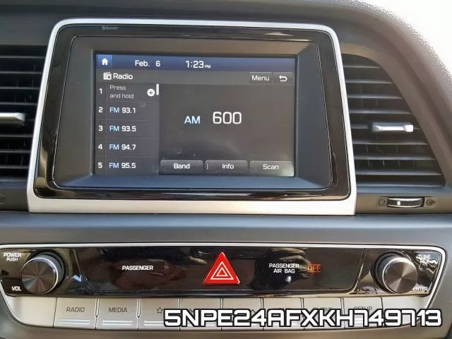 5NPE24AFXKH749713 фото 4