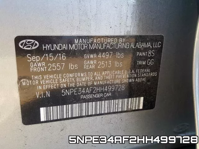 5NPE34AF2HH499728 фото 2