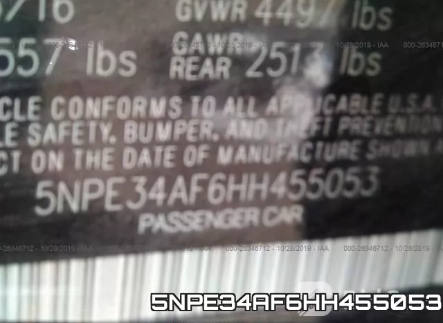 5NPE34AF6HH455053 фото 6