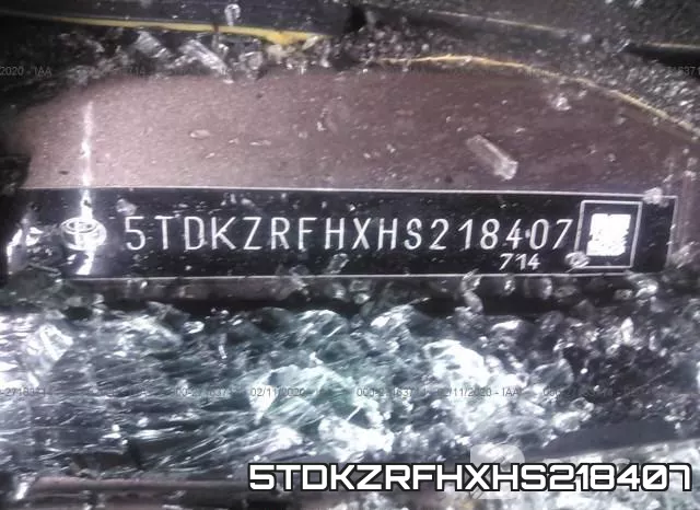 5TDKZRFHXHS218407 фото 7