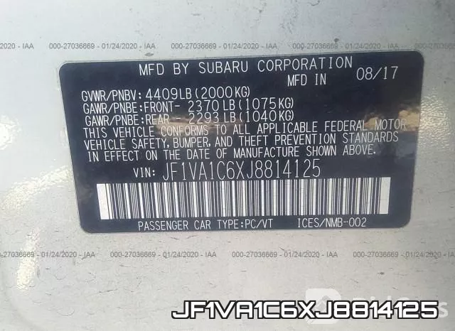 JF1VA1C6XJ8814125 фото 7
