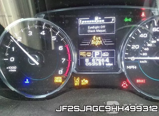 JF2SJAGC9HH499312 фото 4