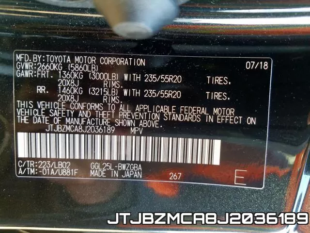 JTJBZMCA8J2036189 фото 2