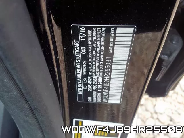 WDDWF4JB9HR255081 фото 2
