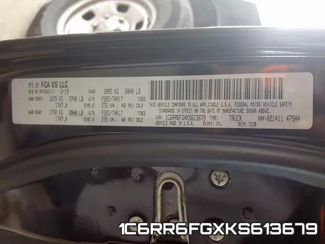 1C6RR6FGXKS613679 фото 2